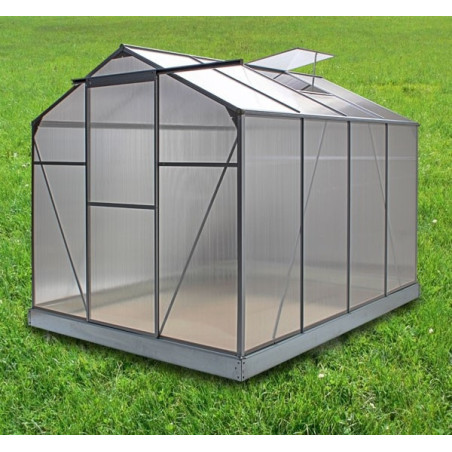 Serre de jardin 4,75 m² en polycarbonate anti-uv