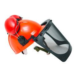 Casque protection forestier