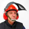 Casque protection forestier